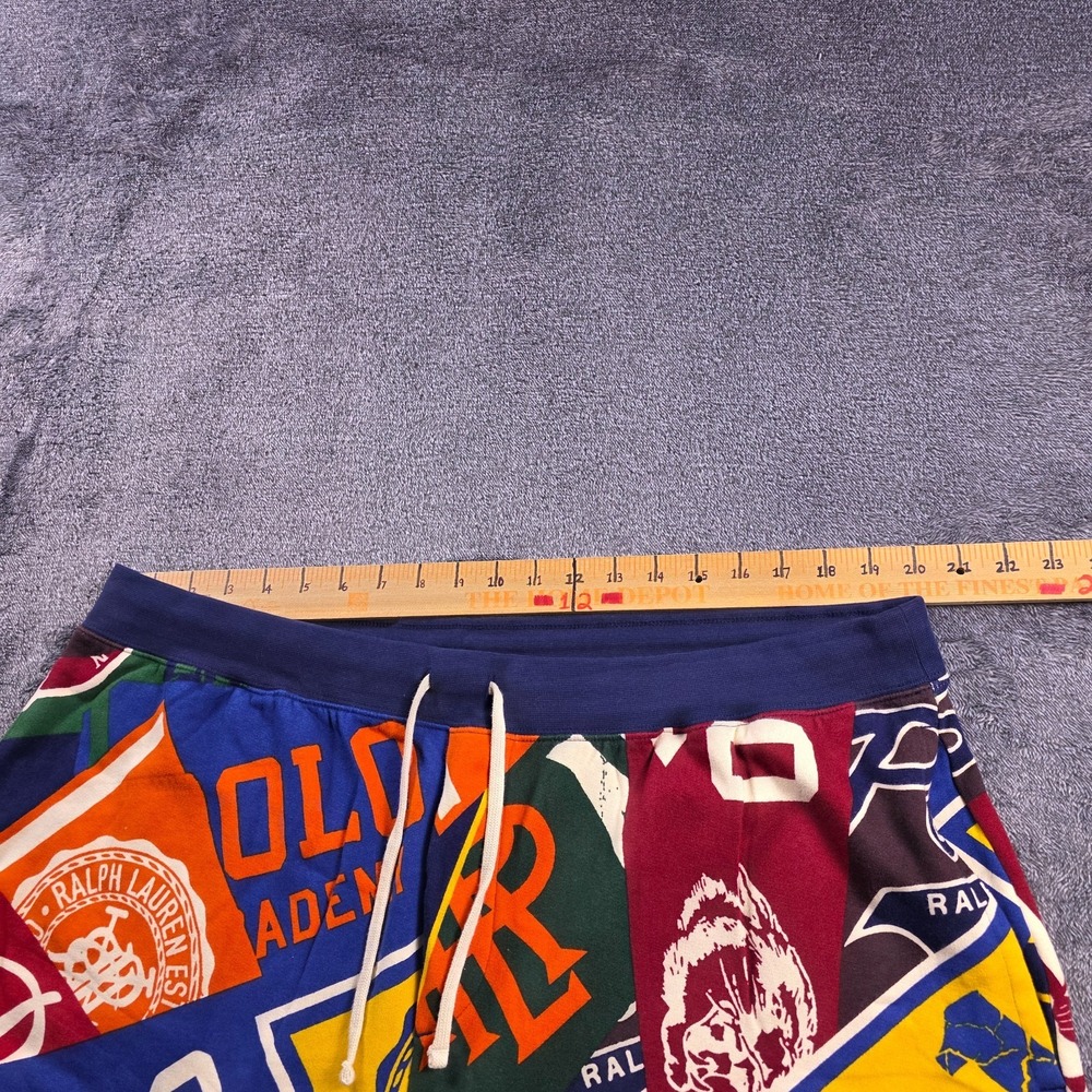 Polo Ralph Lauren Pennant Fleece Shorts Mens 2XLT Collegiate Logo Pep Rally - Picture 4 of 10